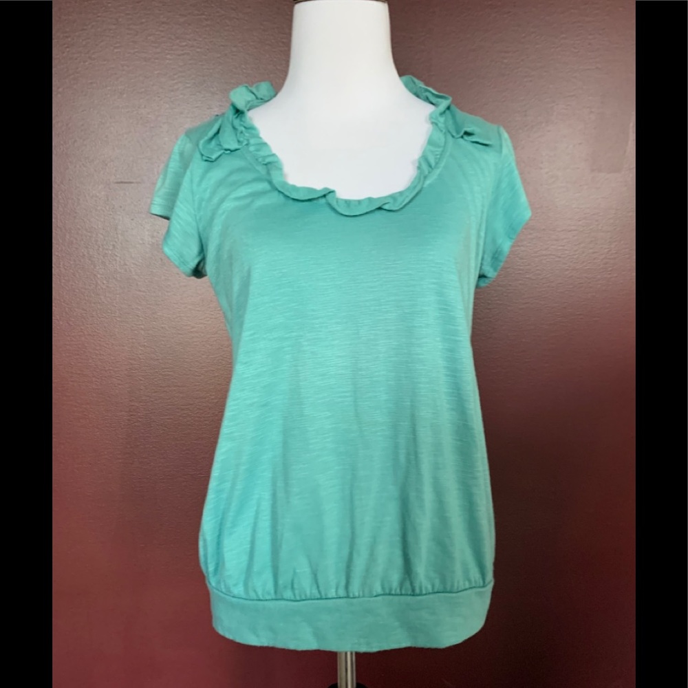 Self Esteem teal short sleeved